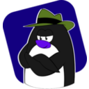 download Fedora Penguin clipart image with 225 hue color