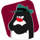 download Fedora Penguin clipart image with 315 hue color