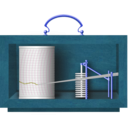 download Barograph clipart image with 180 hue color