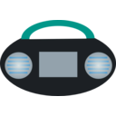download Radio clipart image with 180 hue color