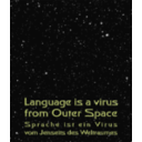 download Poster Language Is A Virus3 clipart image with 45 hue color