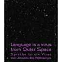 download Poster Language Is A Virus3 clipart image with 270 hue color