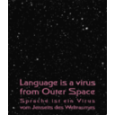 download Poster Language Is A Virus3 clipart image with 315 hue color