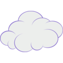 download Cloud clipart image with 45 hue color