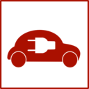 download Eco Green Car Icon clipart image with 270 hue color
