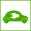 Eco Green Car Icon