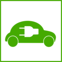 download Eco Green Car Icon clipart image with 0 hue color