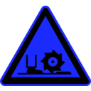 download Signs Hazard Warning clipart image with 180 hue color