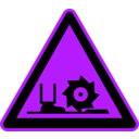 download Signs Hazard Warning clipart image with 225 hue color