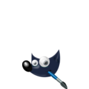 download Gimp Wilber clipart image with 180 hue color