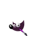 download Gimp Wilber clipart image with 270 hue color