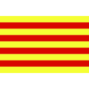 download Flag Of Catalunya Spain clipart image with 0 hue color