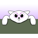 download Sad Kitten clipart image with 90 hue color