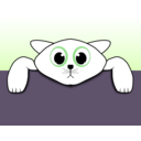 download Sad Kitten clipart image with 270 hue color