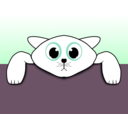 download Sad Kitten clipart image with 315 hue color