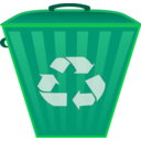 download Recycle Bin clipart image with 45 hue color