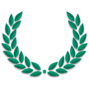 download Laurel Wreath clipart image with 45 hue color