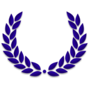 download Laurel Wreath clipart image with 135 hue color