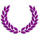 download Laurel Wreath clipart image with 180 hue color