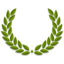 download Laurel Wreath clipart image with 315 hue color