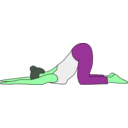 download Uttana Shishosana clipart image with 90 hue color