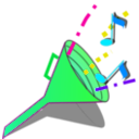 download Sound clipart image with 90 hue color