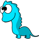 download Dino clipart image with 90 hue color