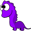 download Dino clipart image with 180 hue color