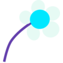 download Daisy clipart image with 135 hue color