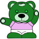 download Teddy Bear clipart image with 90 hue color