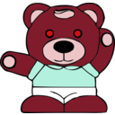 download Teddy Bear clipart image with 315 hue color