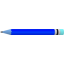 download Pencil clipart image with 180 hue color