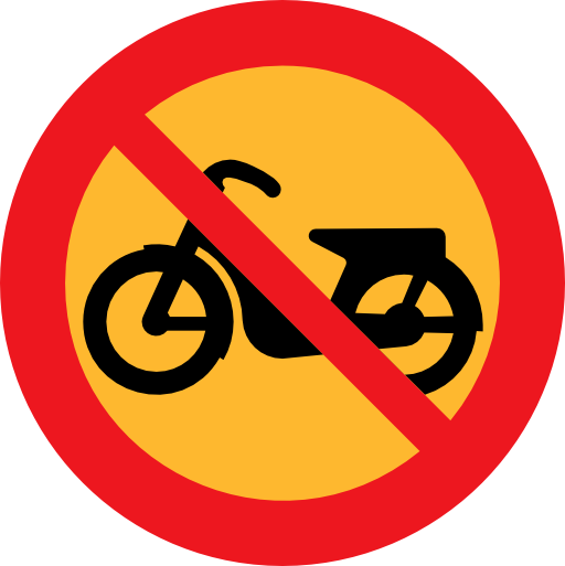 No Mopeds Sign