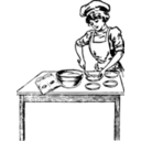download Baker clipart image with 315 hue color