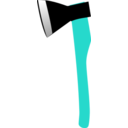 download Fire Axe 2 clipart image with 180 hue color