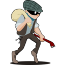 download Burglar clipart image with 0 hue color