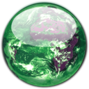 download Vector Traced Globe clipart image with 270 hue color
