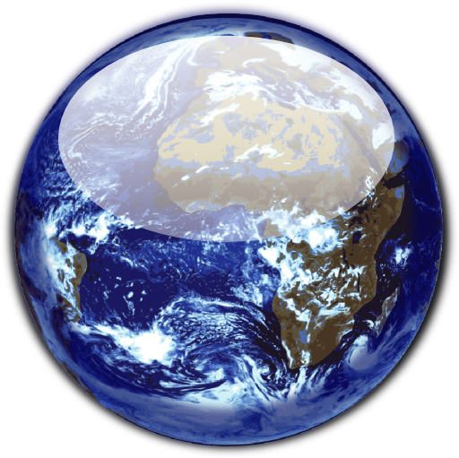 Vector Traced Globe