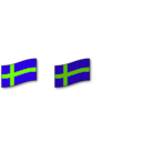 download Sweden Flag clipart image with 45 hue color