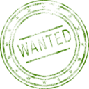 download Wanted clipart image with 90 hue color