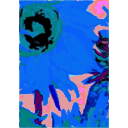 download Van Gogh S Sun Flower En 01 clipart image with 180 hue color