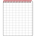 download Notepad clipart image with 135 hue color