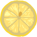 download Lemon Slice clipart image with 0 hue color