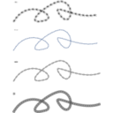 download Patterns On Path Collection 1 clipart image with 180 hue color