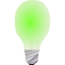 download Lightbulb On clipart image with 45 hue color