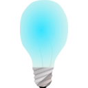 download Lightbulb On clipart image with 135 hue color