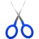 download Scissors clipart image with 225 hue color