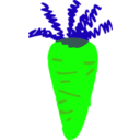 download Carrot clipart image with 90 hue color