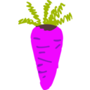 download Carrot clipart image with 270 hue color
