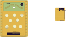 Vintage Button Card